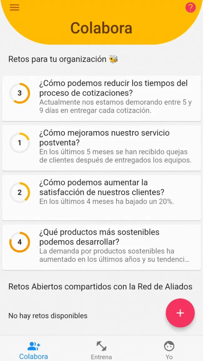Un cohete en el espacio.