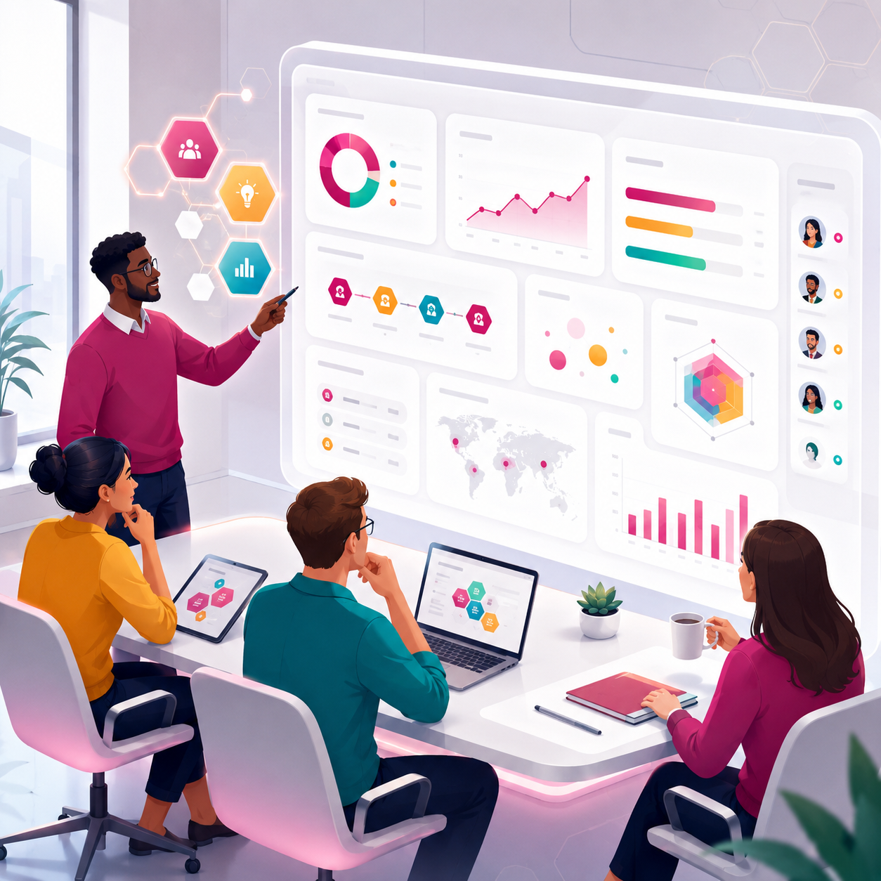 Dashboard de Colectidea para gestionar Retos, Ideas y métricas de innovación
